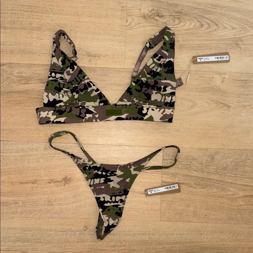 SKIMS Camouflage Bikini Set